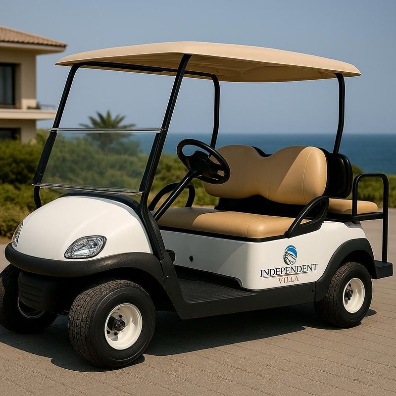 Golf cart rental at Portobello Park, Sardinia